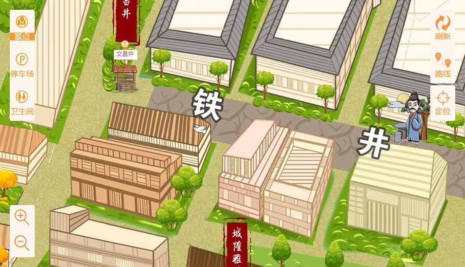 龙港智慧景区：手绘地图与语音导览的完美融合