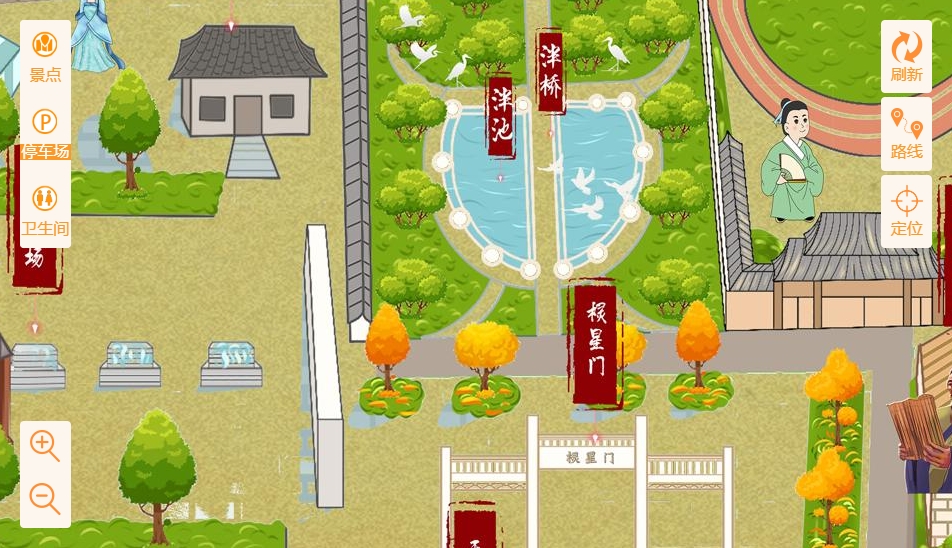 龙港手绘地图景区语音讲解导览系统：智慧景区建设的基石